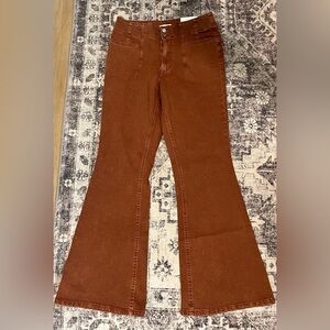 Maurices Copper Color Flare Jean